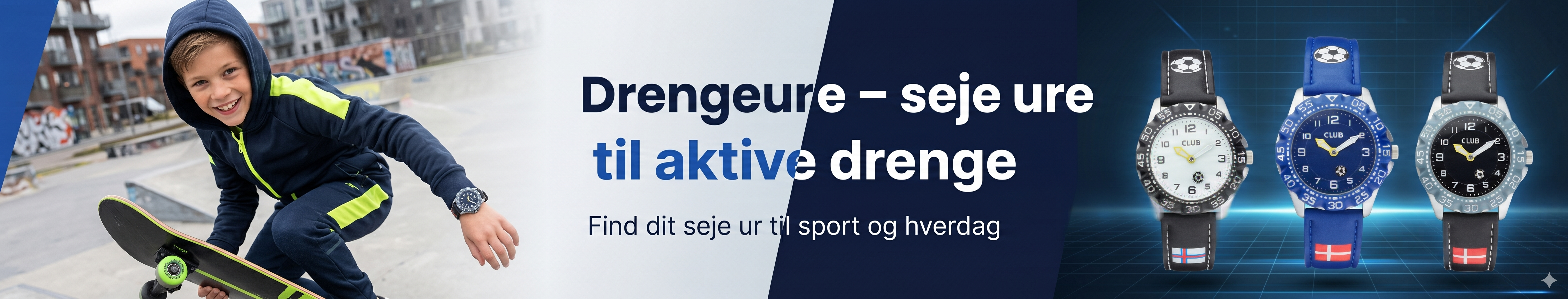 Drenge ure til den aktive dreng hos Urskiven