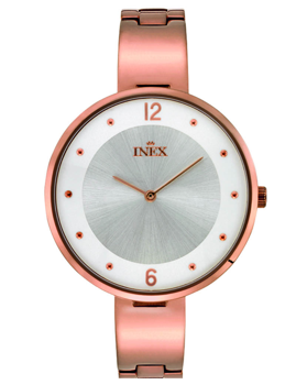 Inex Lifestyle Rosaforgyldt stål quartz Dame ur, model A69508-1D4P