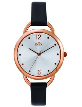 Inex Lifestyle Rosaforgyldt stål quartz Dame ur, model A69509-1D4P