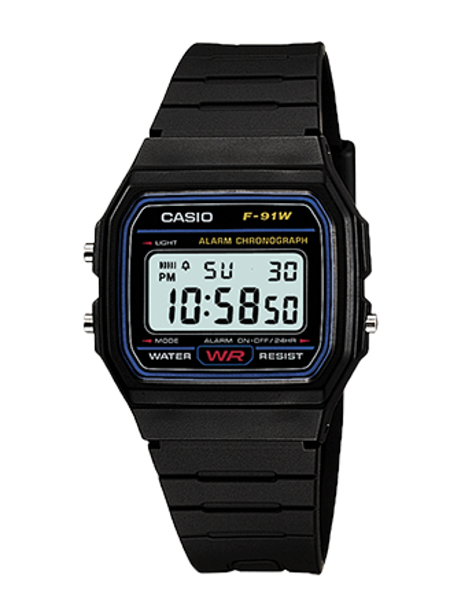 Casio Collection retro digital ur F-91W-1YER hos Mærkevarer ure online lidt billigere