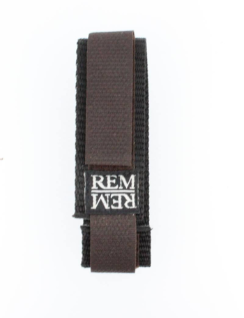 RemRem sort og brun 16 mm velcro urrem, model 301501