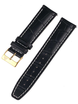 Model 22 mm schwarz - gold, autoriseret forhandler Urskiven